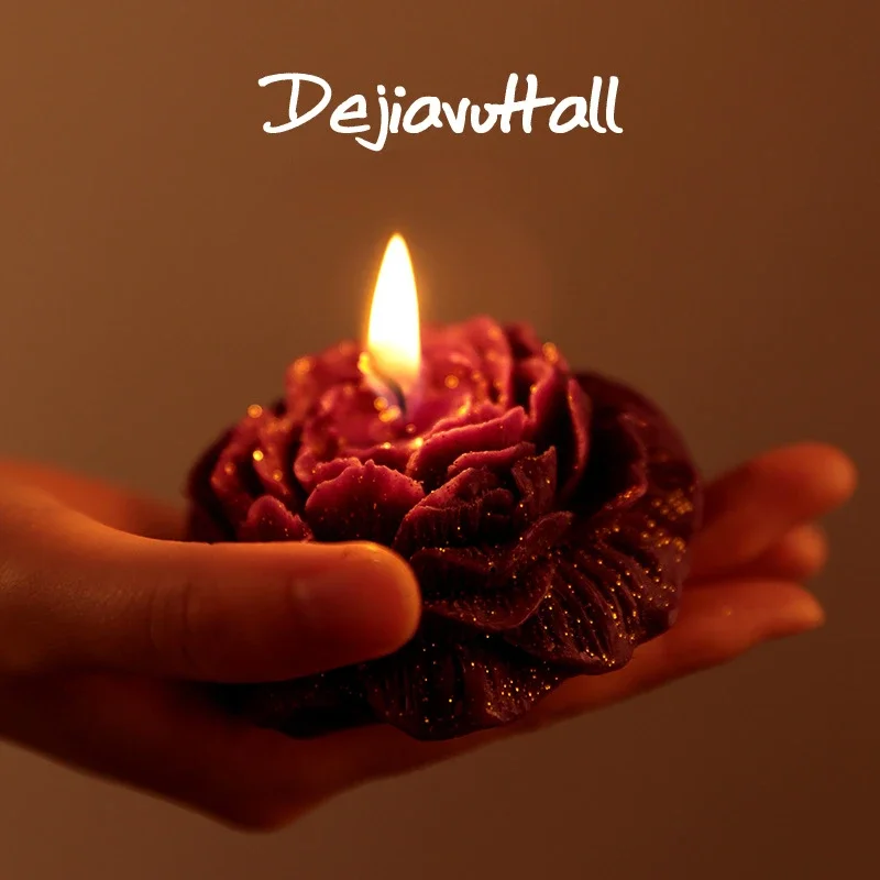 Home Fragrance Gift Set - Low Temperature Candle Wax Peony Rose