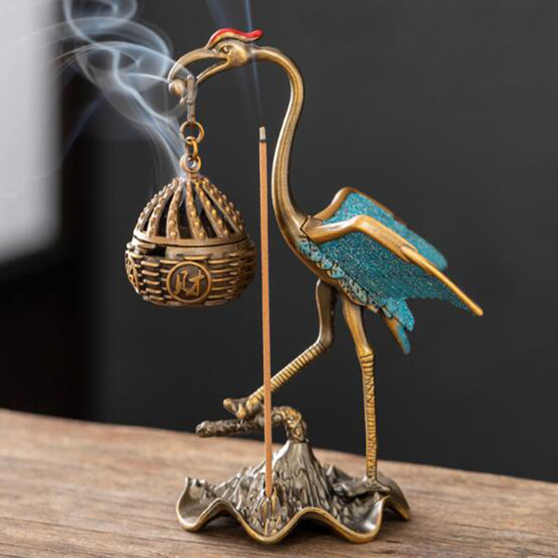 Metal Crane Hanging Basket Aro - Home Fragrance Lamp 评论和价格