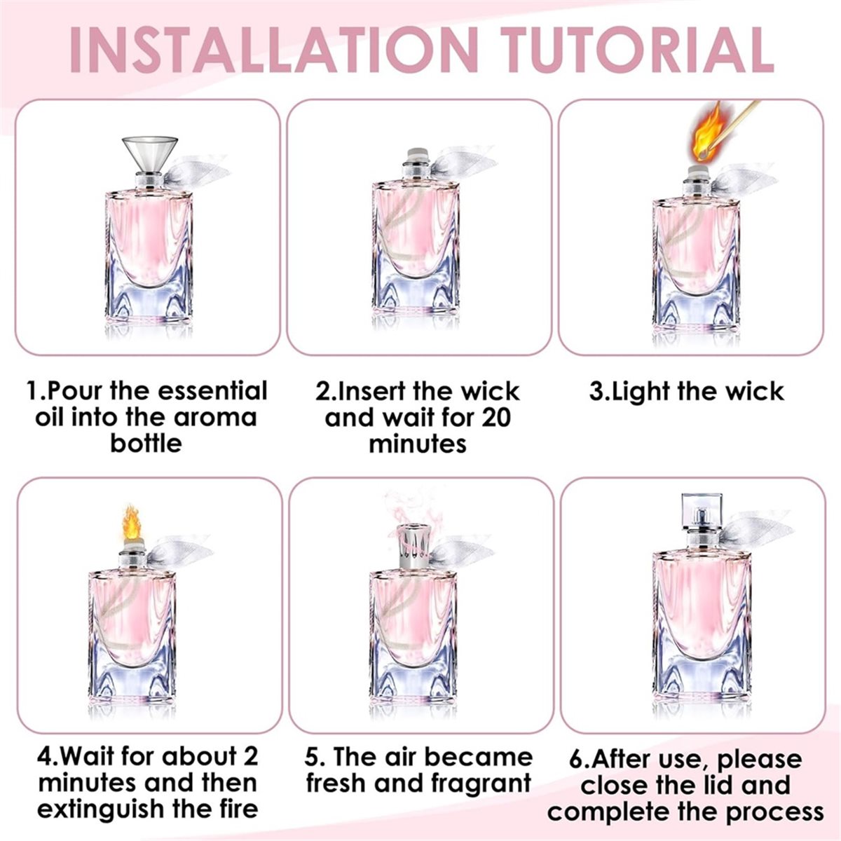 828 Mega Sale 3Pcs 18mm Oil La - Home Fragrance Lamp 评论和价格
