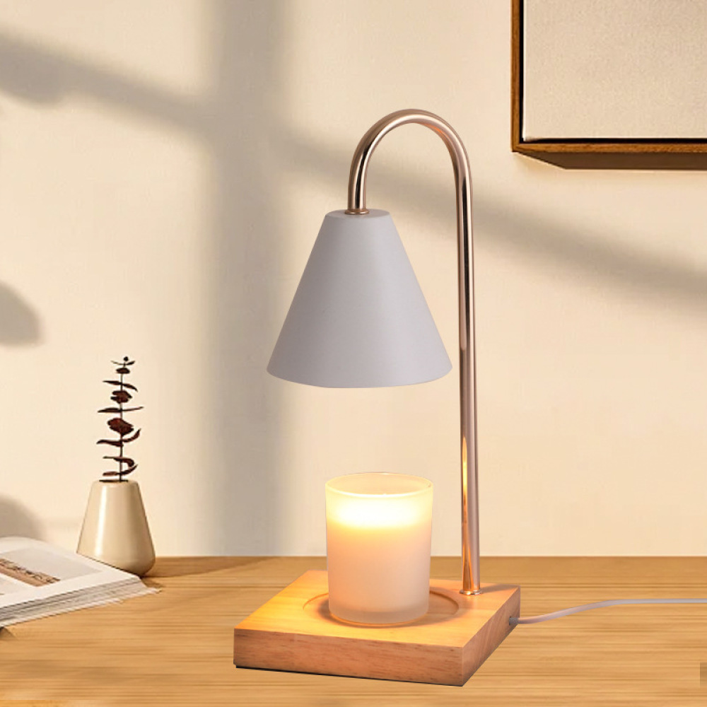 Modern Candle Warmer Lamp Wood - Home Fragrance Lamp 评论和价格