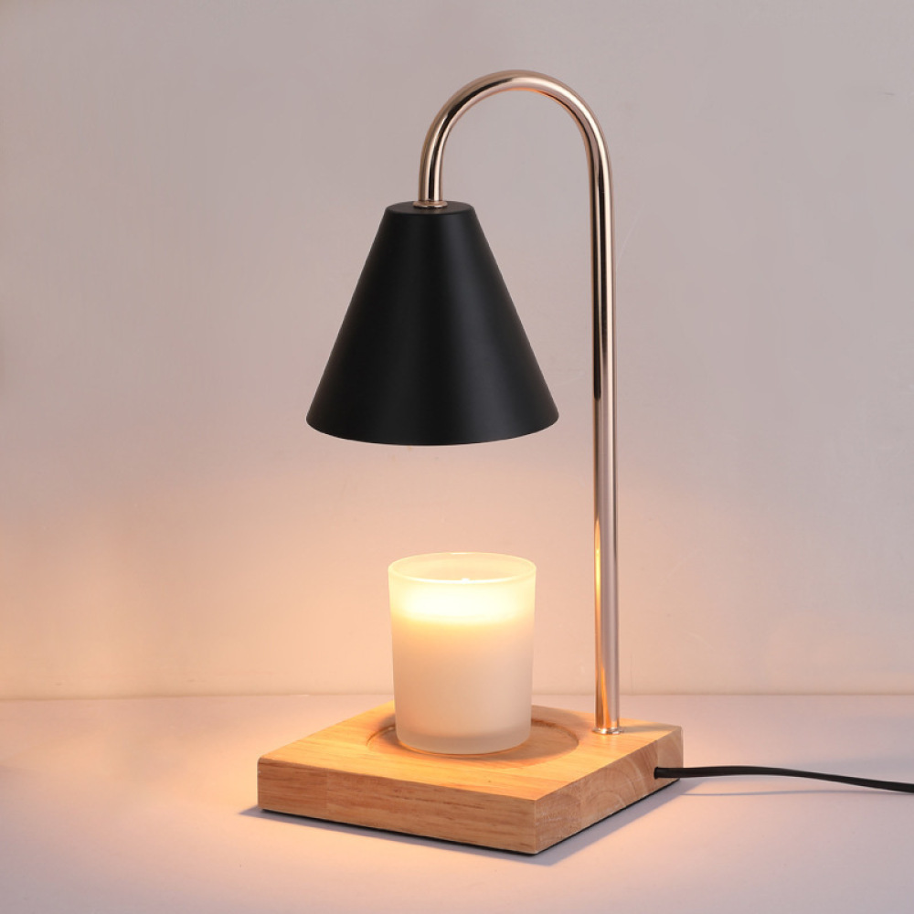 Modern Candle Warmer Lamp Wood - Home Fragrance Lamp 评论和价格
