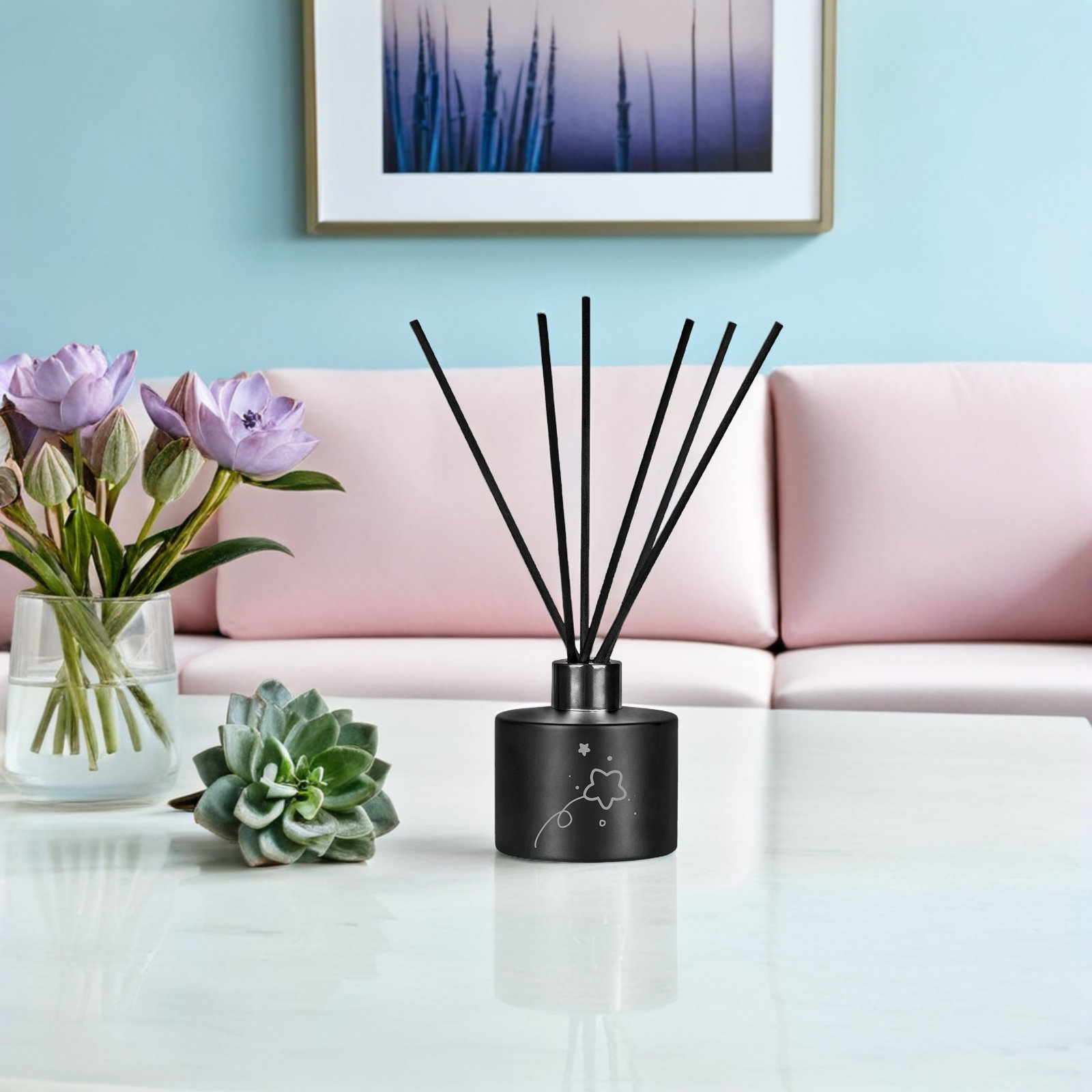 200Pcs Black Fiber Diffuser Re - Reed Diffuser Set 评论和价格