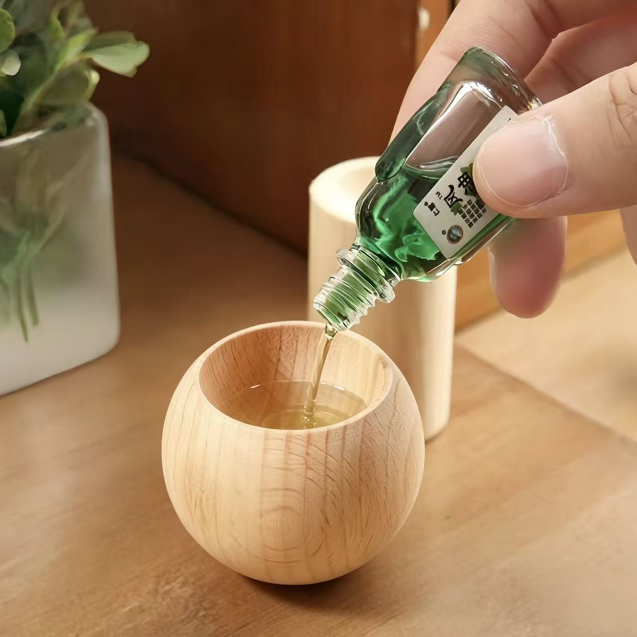 Portable Wood Essential Oil Di - Home Fragrance Natural 评论和价格