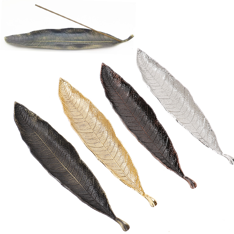 Metal Bodhi Leaf Incense Tray  - Home Fragrance Incense Sticks 评论和价格