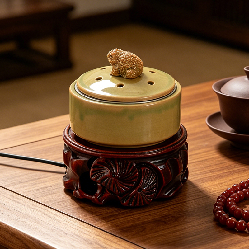 Ceramic Electronic Incense Bur - Home Fragrance Lamp 评论和价格