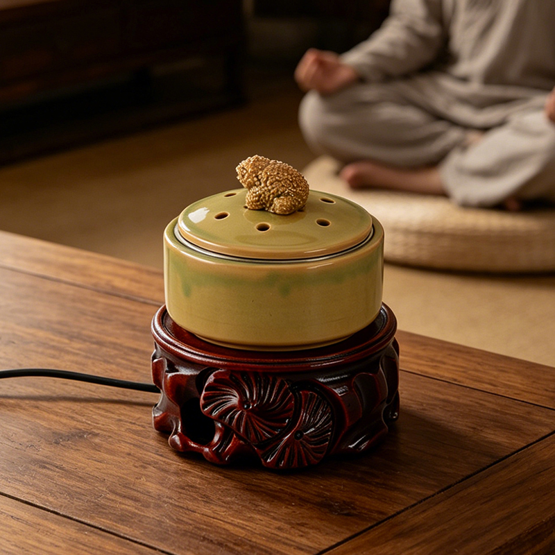 Ceramic Electronic Incense Bur - Home Fragrance Lamp 评论和价格