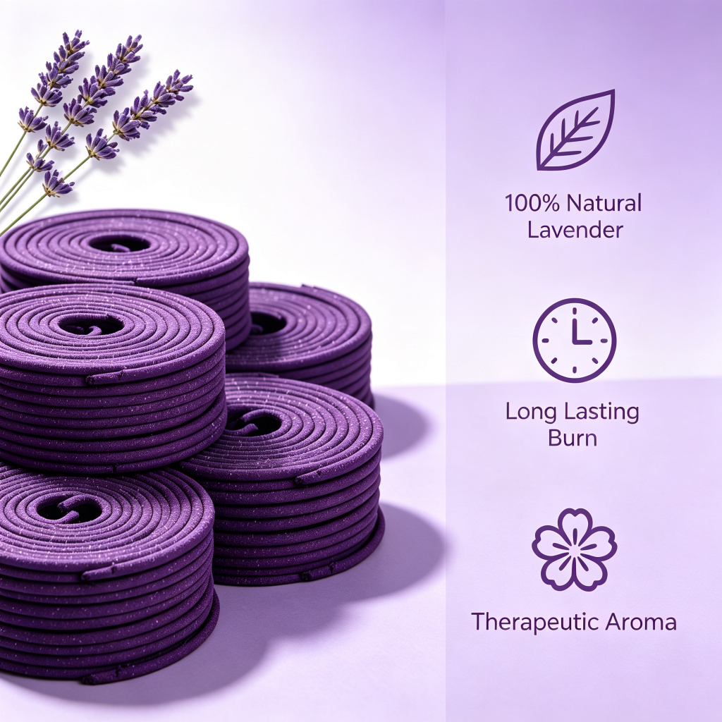 Lavender Incense Coils High-Qu - Home Fragrance Luxury 评论和价格