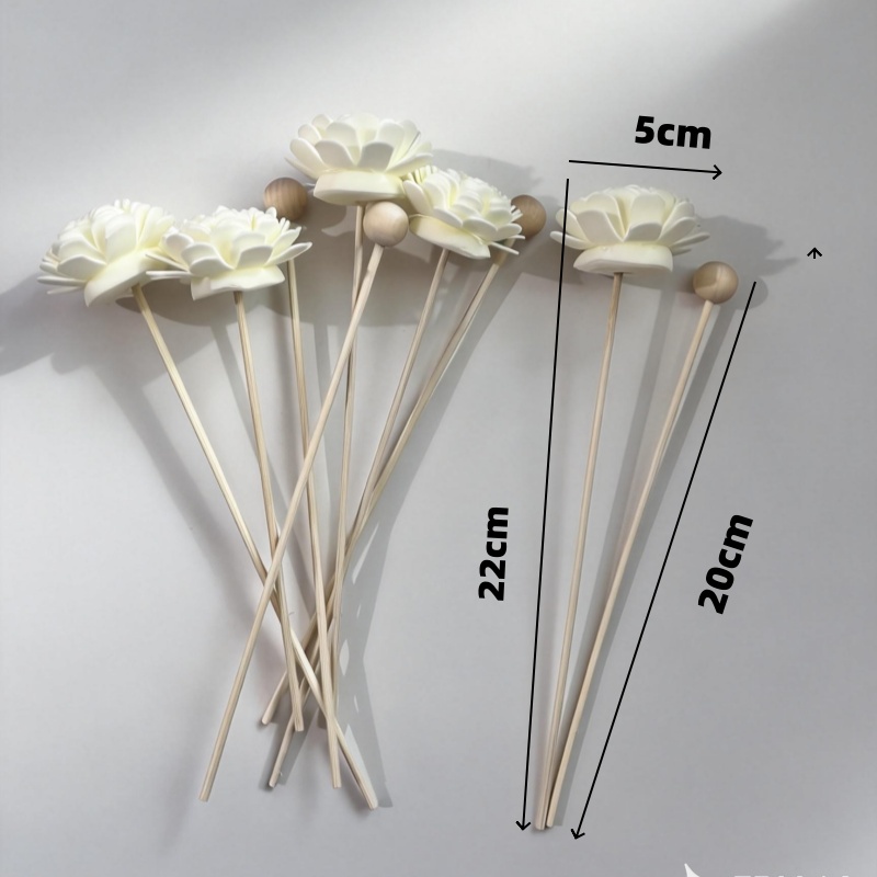 10PCS Artificial Flower Rattan - Reed Diffuser Set 评论和价格