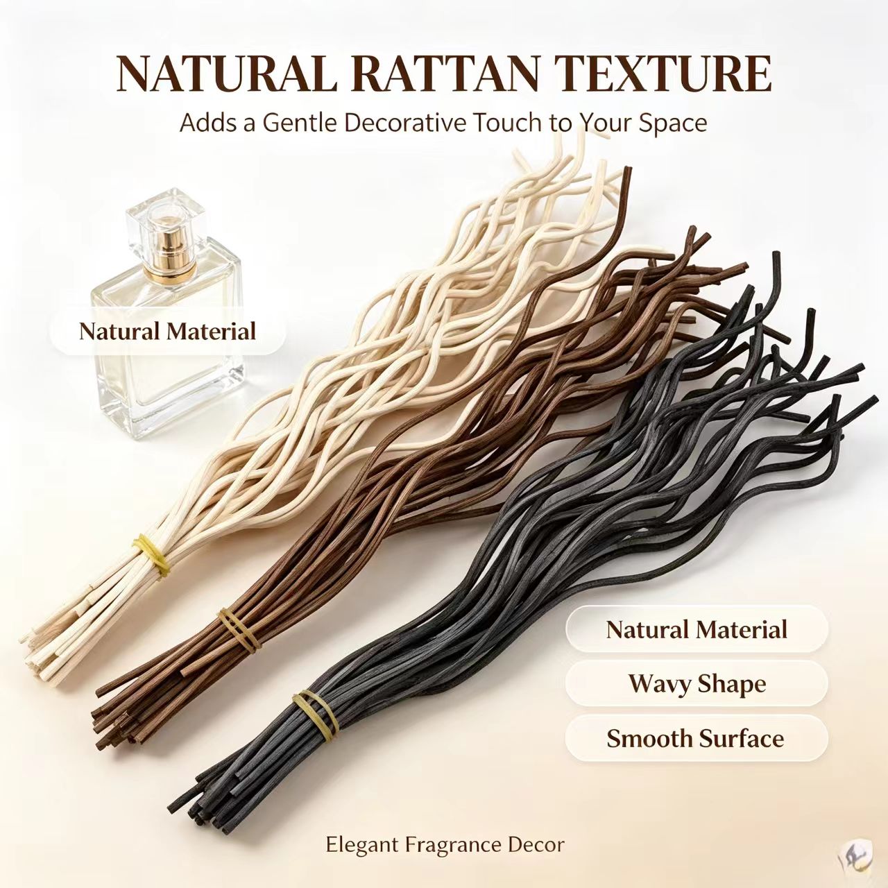 20Pcs Long Wavy Rattan Reed Di - Reed Diffuser Set 评论和价格