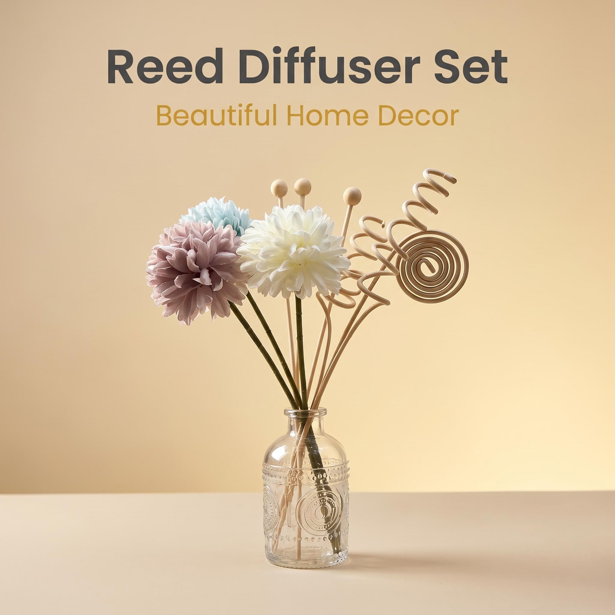 diy diffuser sticks set, artif - Reed Diffuser Set 评论和价格