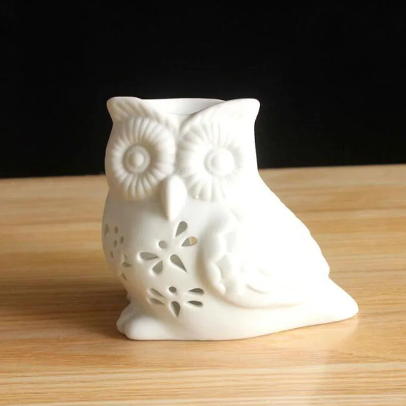 Porcelain Hollow Owl Aromather - Home Fragrance Lamp 评论和价格