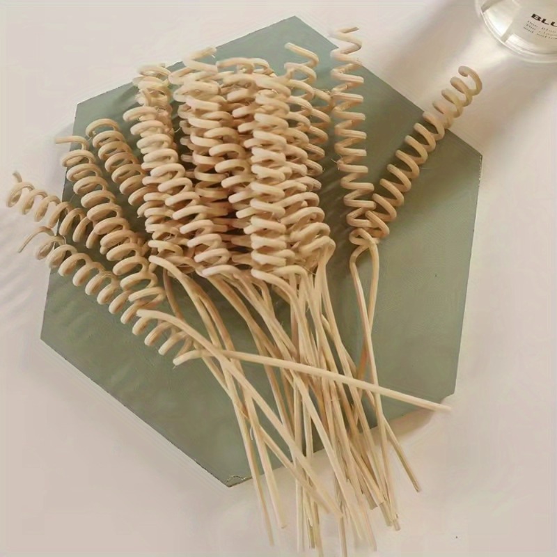 10Pcs Plant Curved Rattan Stic - Reed Diffuser Set 评论和价格