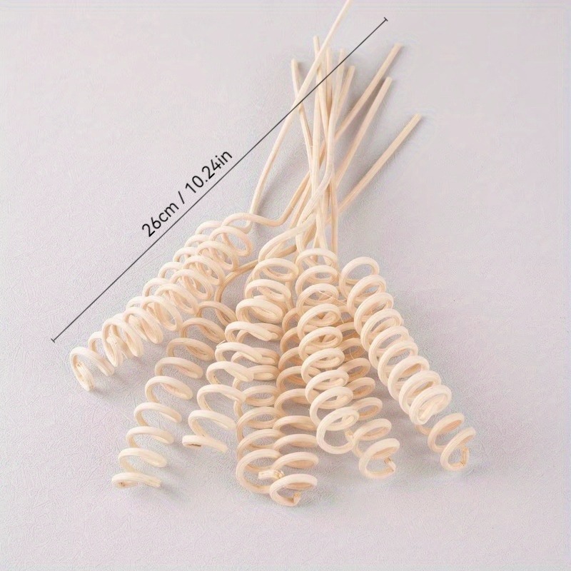 10Pcs Plant Curved Rattan Stic - Reed Diffuser Set 评论和价格