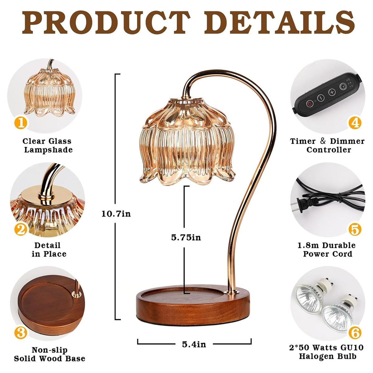 Candle Warmer Lamp With Timer  - Home Fragrance Lamp 评论和价格