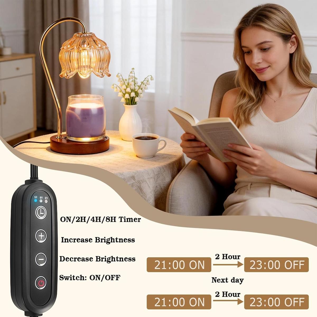 Candle Warmer Lamp With Timer  - Home Fragrance Lamp 评论和价格