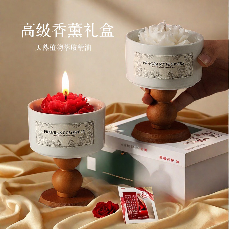 High-end Camellia Scented Cand - Home Fragrance Gift Set 评论和价格