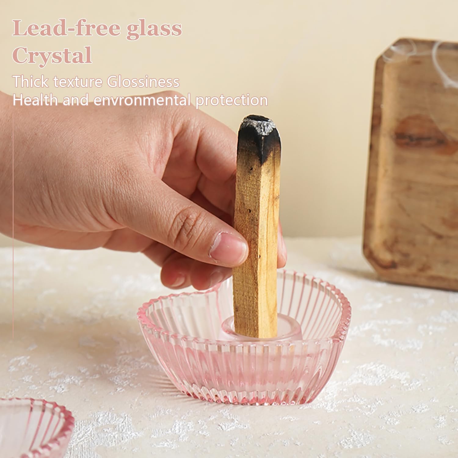 Glass Palo Santo Holder Incens - Home Fragrance Incense Sticks 评论和价格