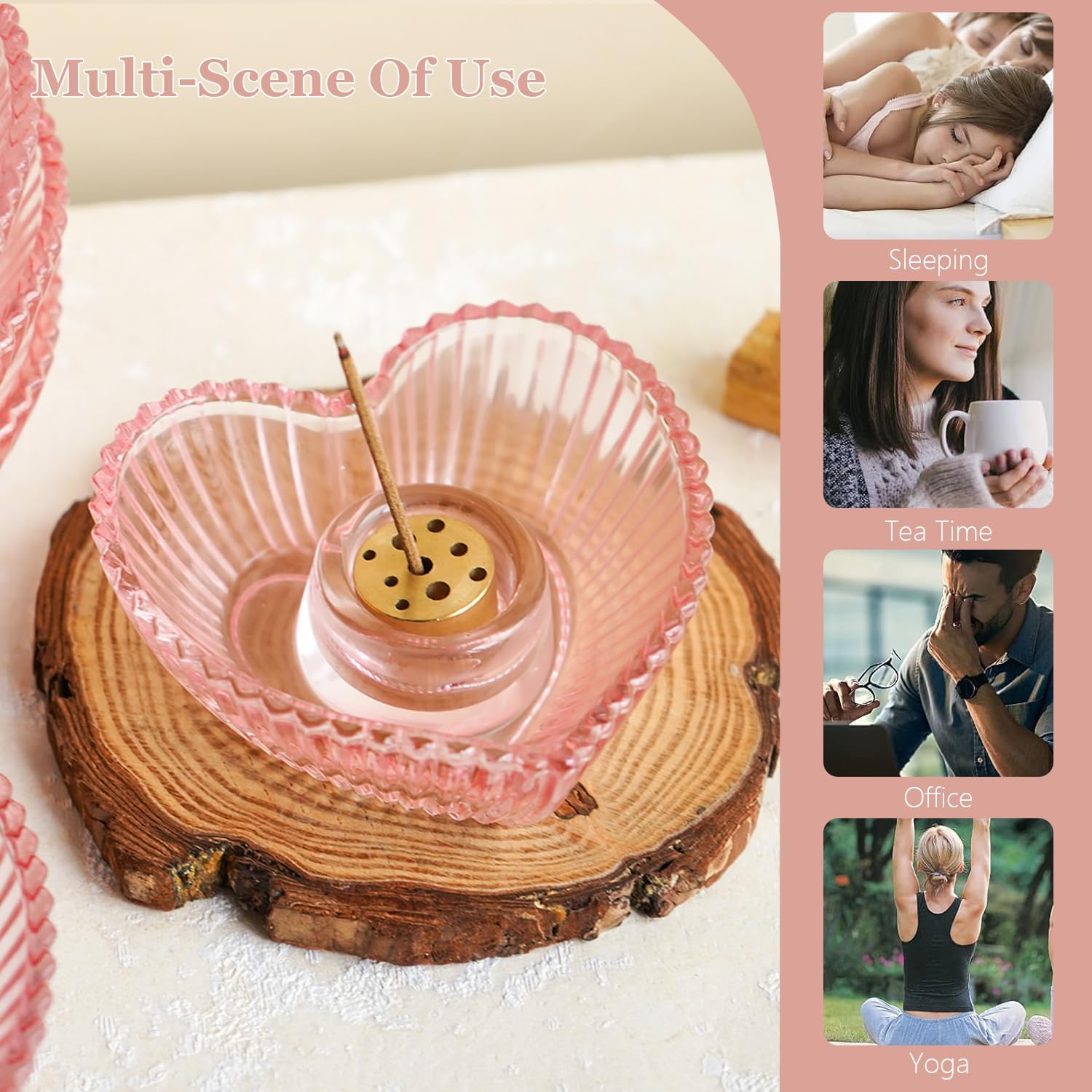 Glass Palo Santo Holder Incens - Home Fragrance Incense Sticks 评论和价格