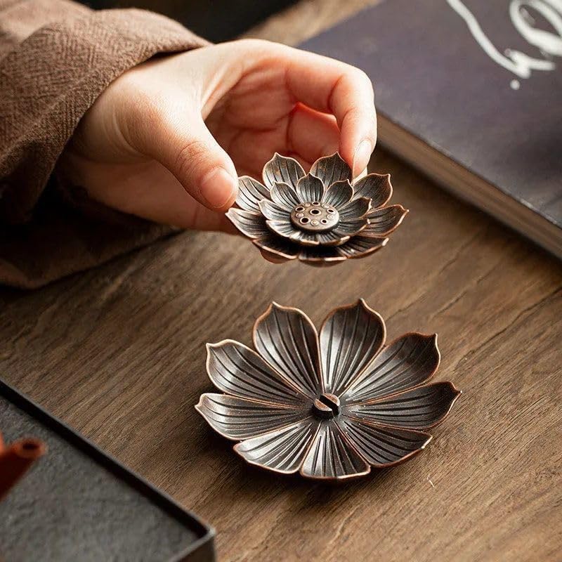Alloy Incense Burner with 6 Ho - Home Fragrance Incense Sticks 评论和价格