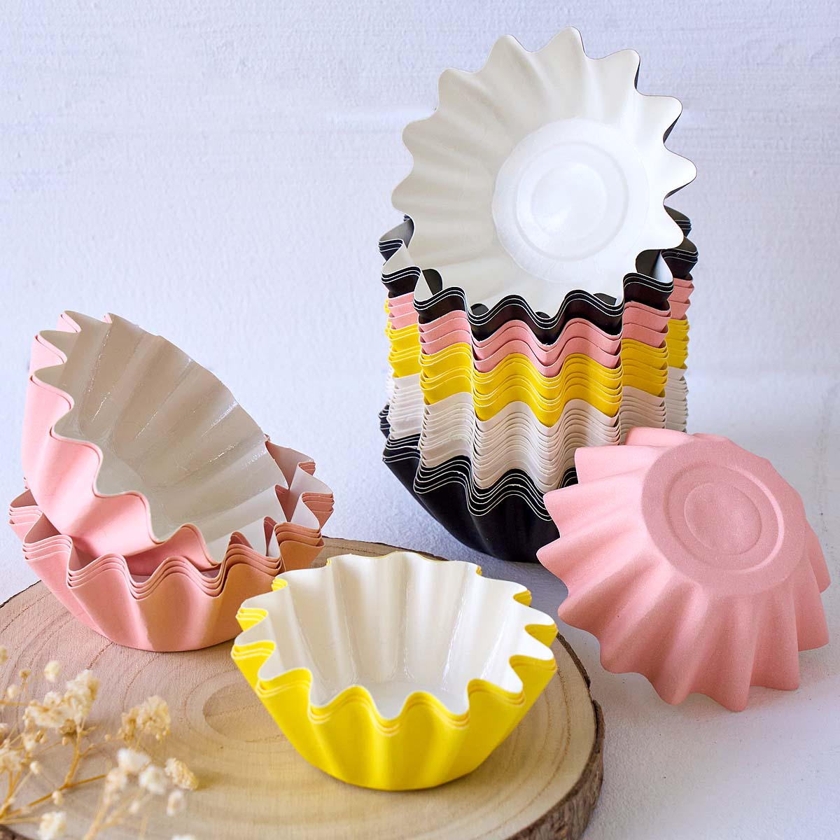 10pcs Wave Edge Wax Coated Pap - Home Fragrance Edg 评论和价格
