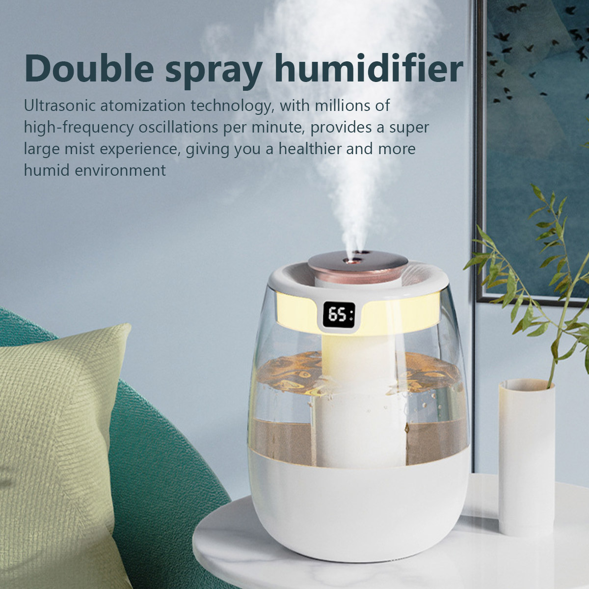 1.3L Air Humidifier Double Spr - Home Fragrance Potpourri 评论和价格