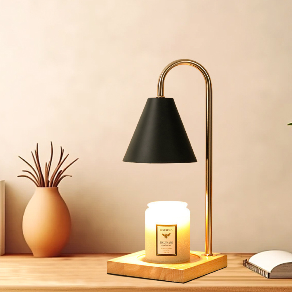 Modern Candle Warmer Lamp Wood - Home Fragrance Lamp 评论和价格